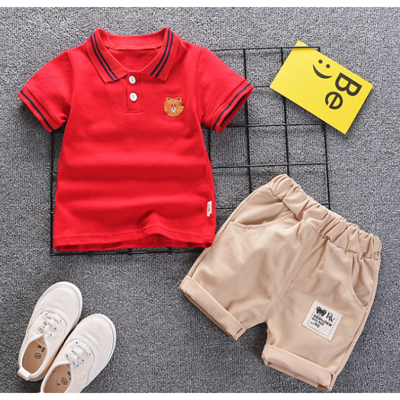 Boy Suit Supplier - Polo Shirt Sports Two-piece