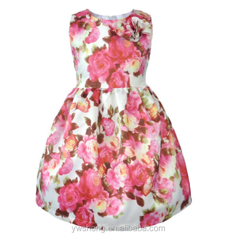 Summer Dress Factory - 2016 Big Flower Printing