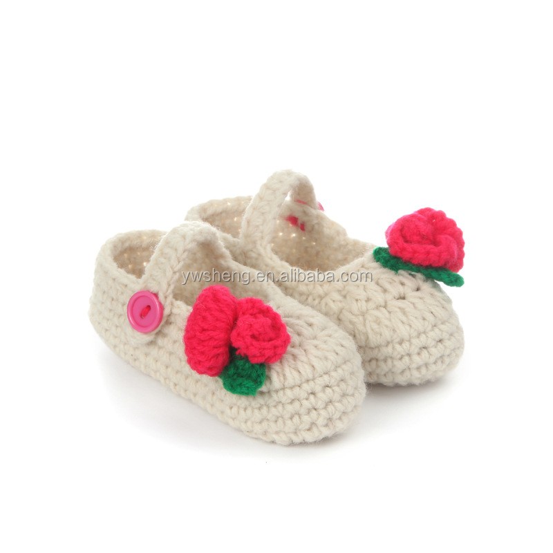 Hand Crochet Shoes Manufacturer - Fashion Baby Flower