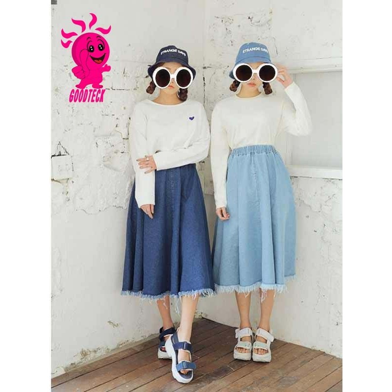 Denim Skirt Manufacturer - Long Blue Western