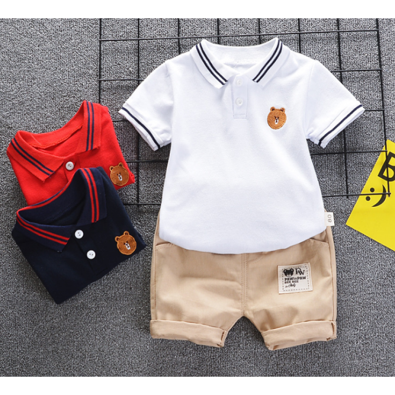 Boy Suit Supplier - Polo Shirt Sports Two-piece