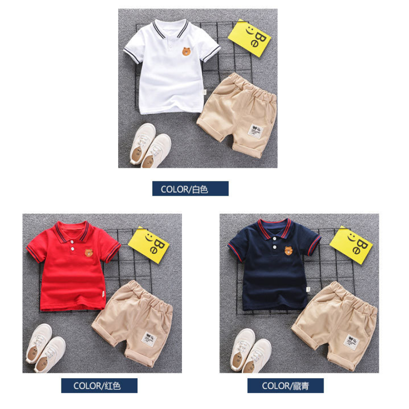 Boy Suit Supplier - Polo Shirt Sports Two-piece
