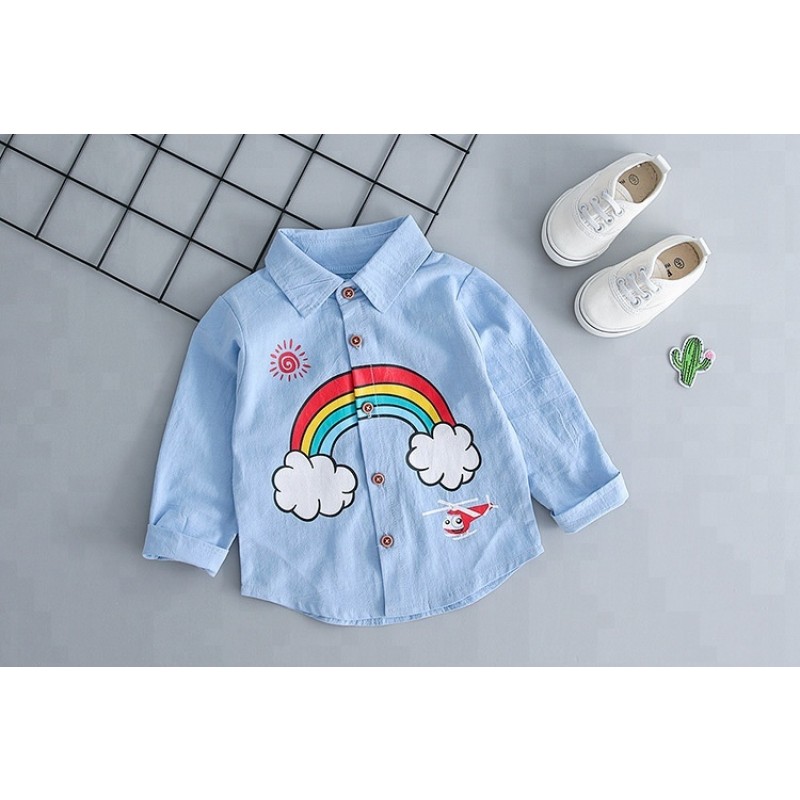 Boy Set Supplier - 2018 Long-sleeved Shirt