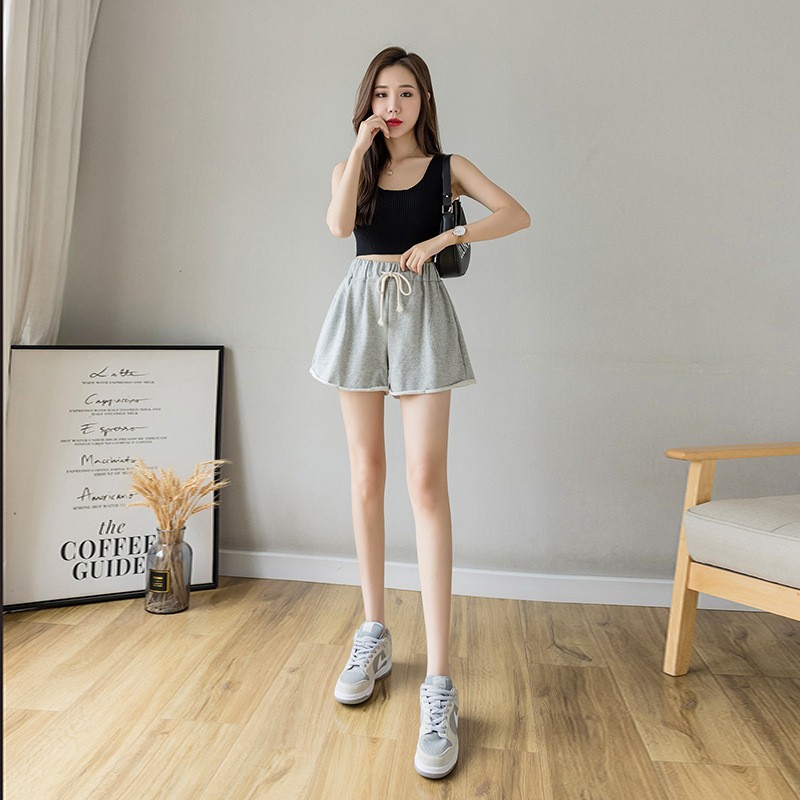 Women Shorts Manufacturer - Wide-leg Loose Korean