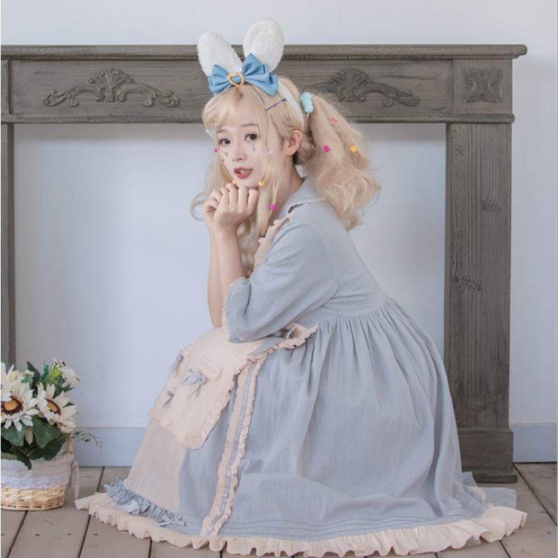 Lolita Dress Supplier - Cute Bow Maid Costume
