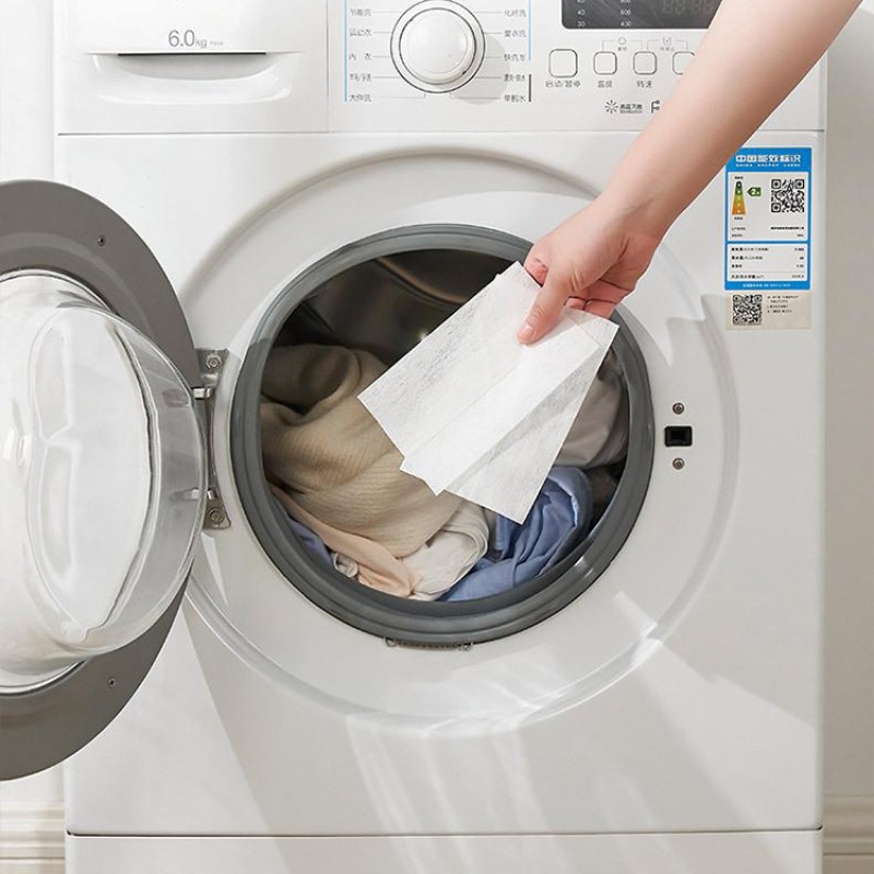 Eco -friendly Tumble Drier Sheets Factory Supplier Perfume Scent Laundry Fabric Softener Sheets Anti-static Dryer Sheet