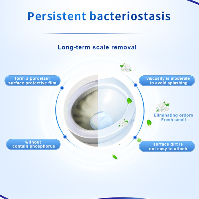 Flush Toilet Cleaner Bleach Block Wholesale Blue Solid Bubble Block Toilet Bowl Cleaner Toilet Tablet Cleaner