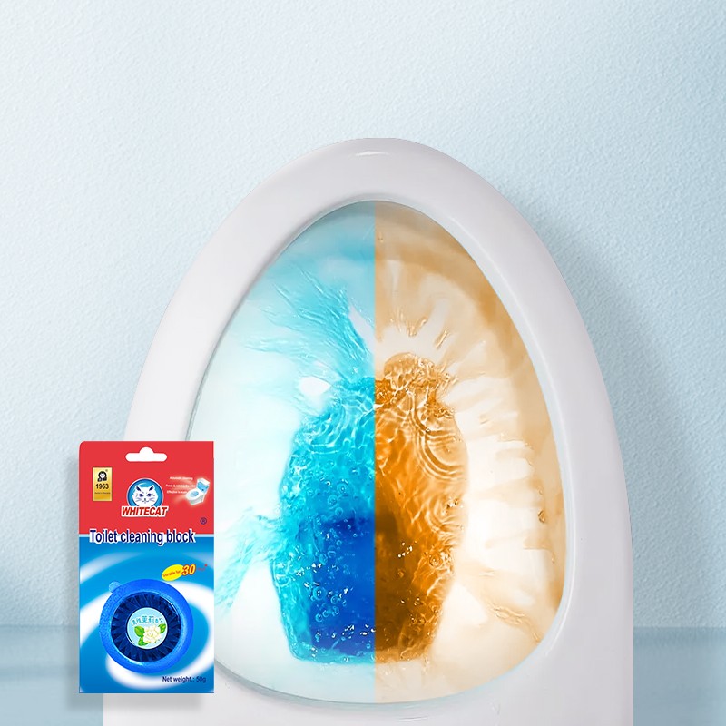 Custom Package Toilet Cleaner Detergent Automatic Flush Toilet Cleaner Helper Restroom Accessories Household Bathroom Deodorizer