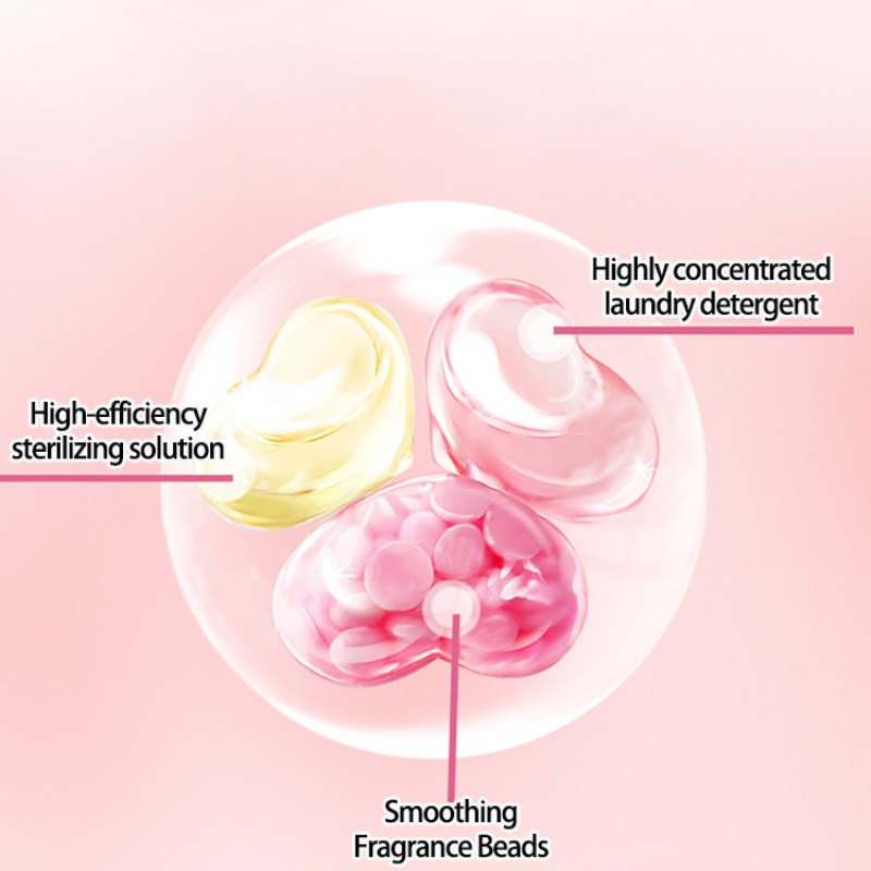 OEM 3in1 Clothes Washing Apparel Detergent Pods Liquid Laundry Soap Capsules