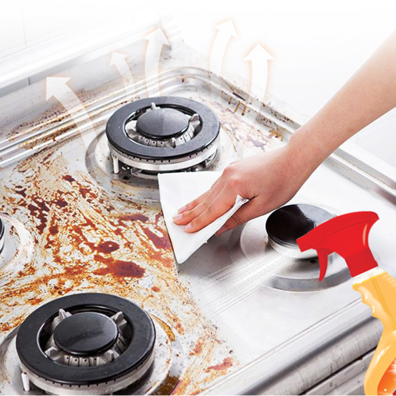 Kitchen Cleaning Spray Kitchen Spray Liquid Detergent Eco Friendly Organic Oven Stove Cleaner Spray