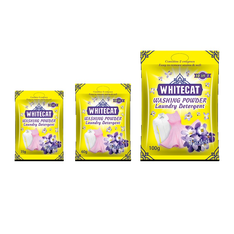 Lasting Fragrance Laundry Detergent Lavender Scent 200g Colour Washing Powder Industrial