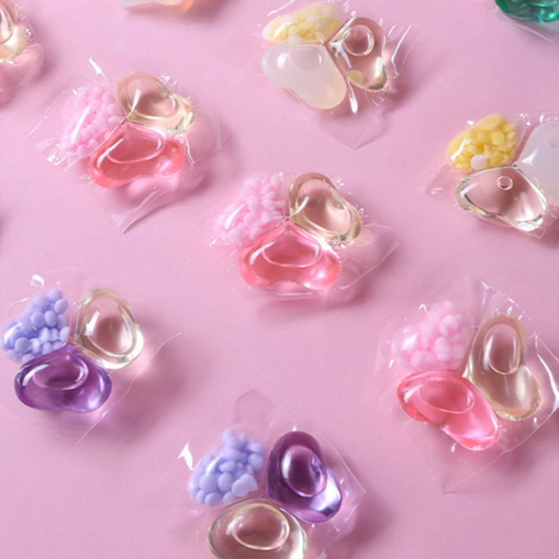 Factory Wholesale Custom Shape Scent Fragrance Beads 3 in 1 Washing Detergent Laundry Pods