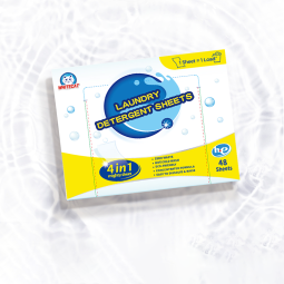 Eco-friendly Biodegradable Cloth Washing Powder Paper Portable Detergent Laundry Sheets