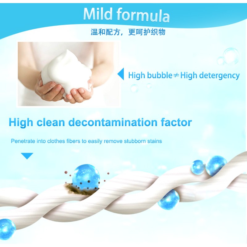 Concentration Mite Removal Household Cleaning Laundry Detergent Liquid for Washing Clothing