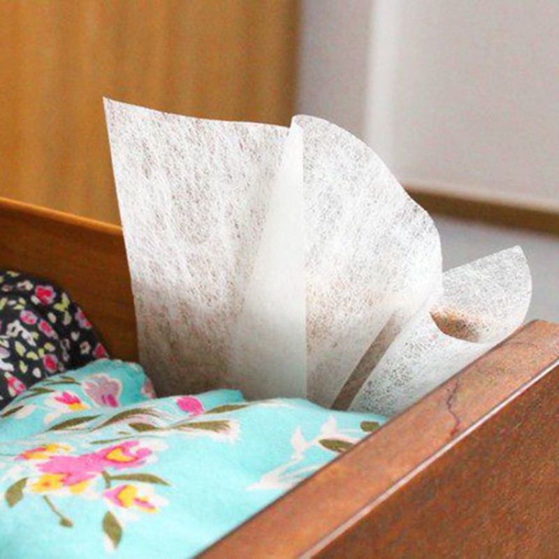 Eco -friendly Lavender Scent Fabric Softener Sheets Tumble Anti-static Dry Sheets