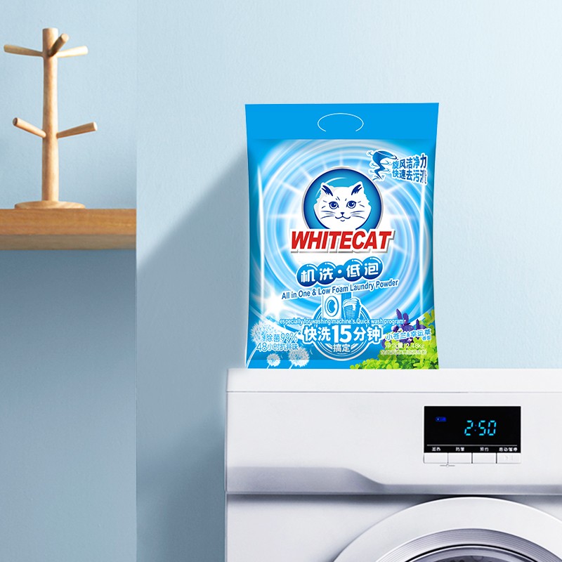 WHITECAT International Brand Detergent Powder Detergent Washing Powder with Good Quality