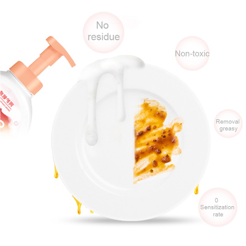 OEM ODM Brand Name Household Cleaning Foaming Eco Dishwashing Liquid for Dish Cleaning