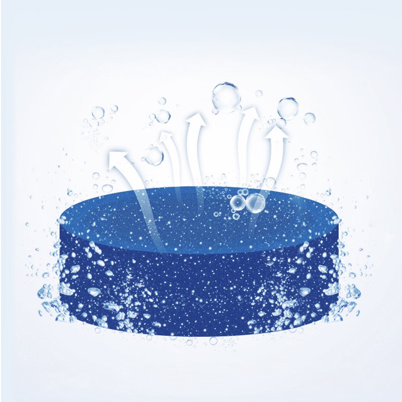 Flush Toilet Cleaner Bleach Block Wholesale Blue Solid Bubble Block Toilet Bowl Cleaner Toilet Tablet Cleaner