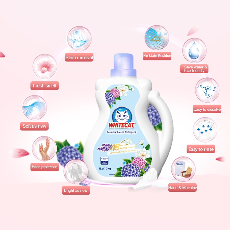 Manufacturer Lavender Fragrance Detergent Liquid From Detergent Factory Clean Laundry Detergent