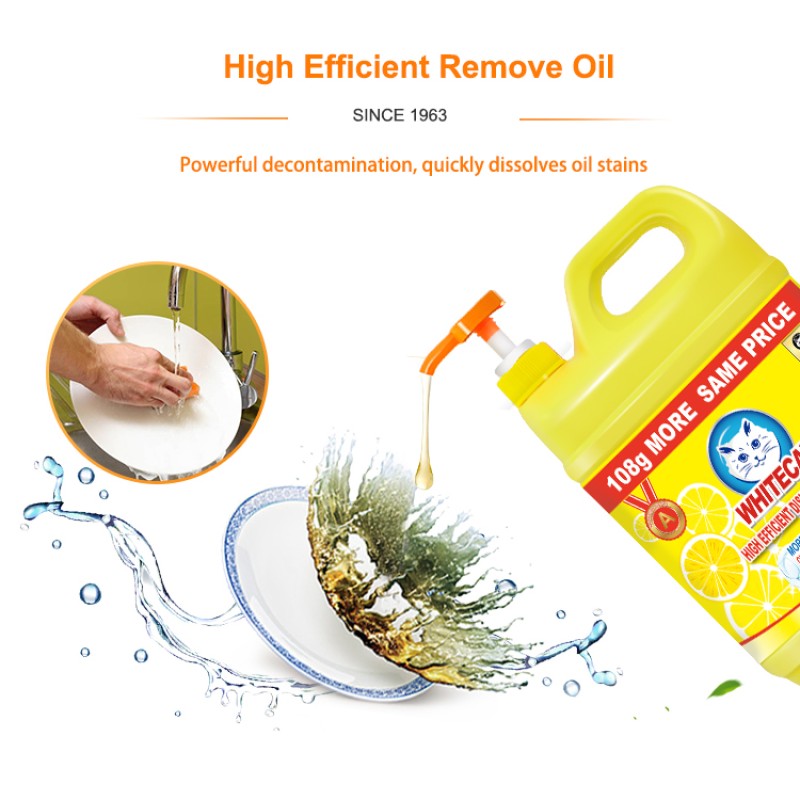 Wholesale High Efficient Remove Lipde Powerful Decontamination Dishwashing Liquid Detergent