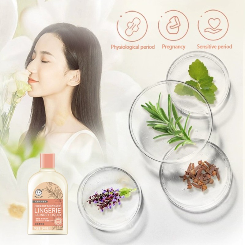 Natural Mild Amino Acid Underwear Cleaner Effective Stain Remover Delicate Laundry Detergent for Lingerie