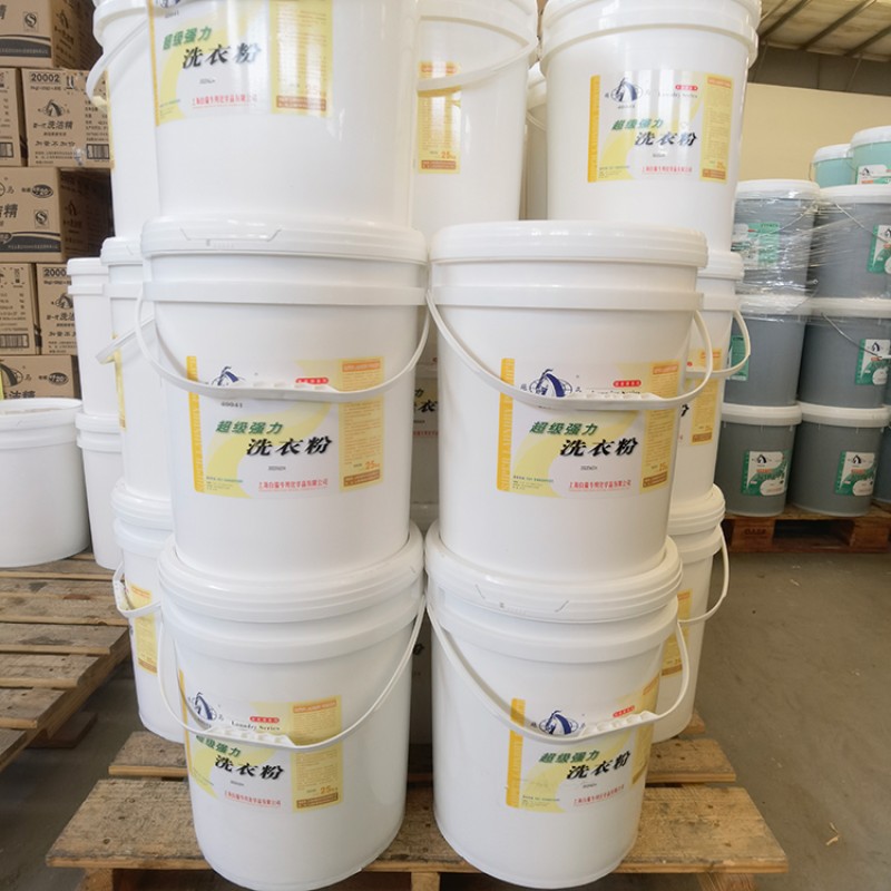 Chemical Formula Heavy Duty Plastic Barrel Laundry Wash Clothes Washing Powder for Laundry Service