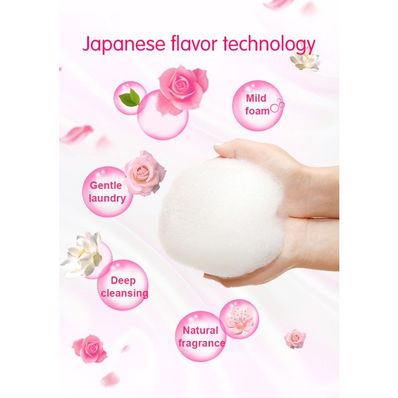 High Foam Fast Clean Enzyme Chemical Formula Raw Materials for Laundry Washing Detergent Powder Bulk