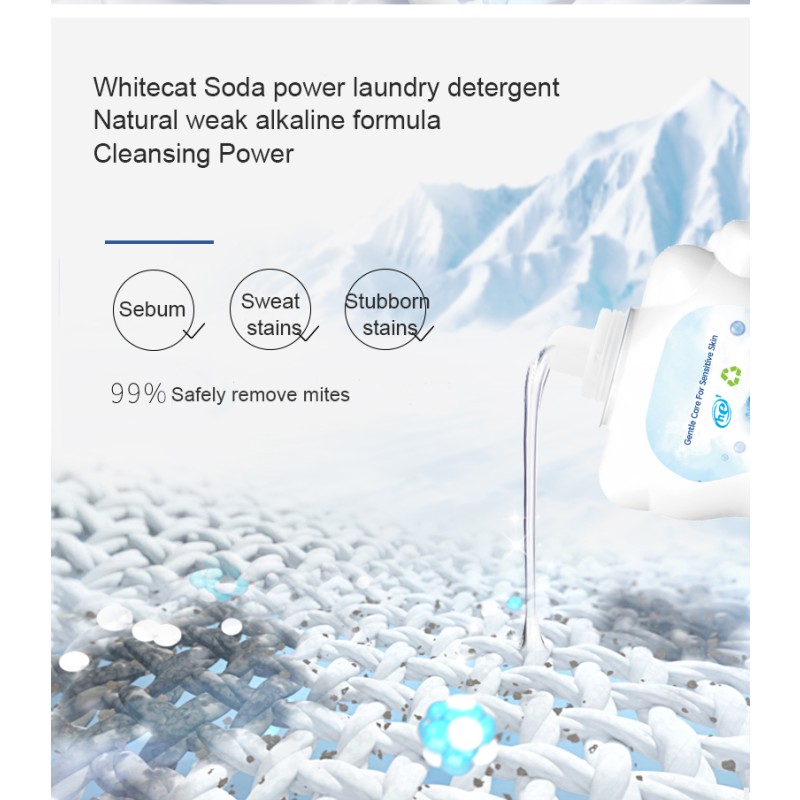 Gentle Care Sensitive Skin Deodorant Natural Liquid Laundry Washing Detergent Household Cleaning Product