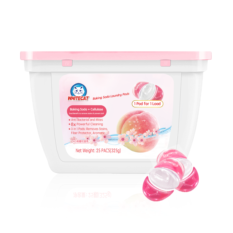 Environmental Eco Laundry Detergent Pod 3 in 1 Water Soluble Film Laundry Detergent Liquid Pod Laundry Gel Capsule