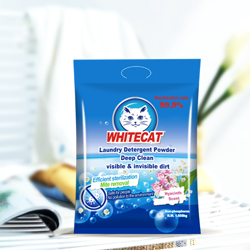 Whitecat Deep Cleaning Washing Powder Laundry Detergent Powder with Factory Price