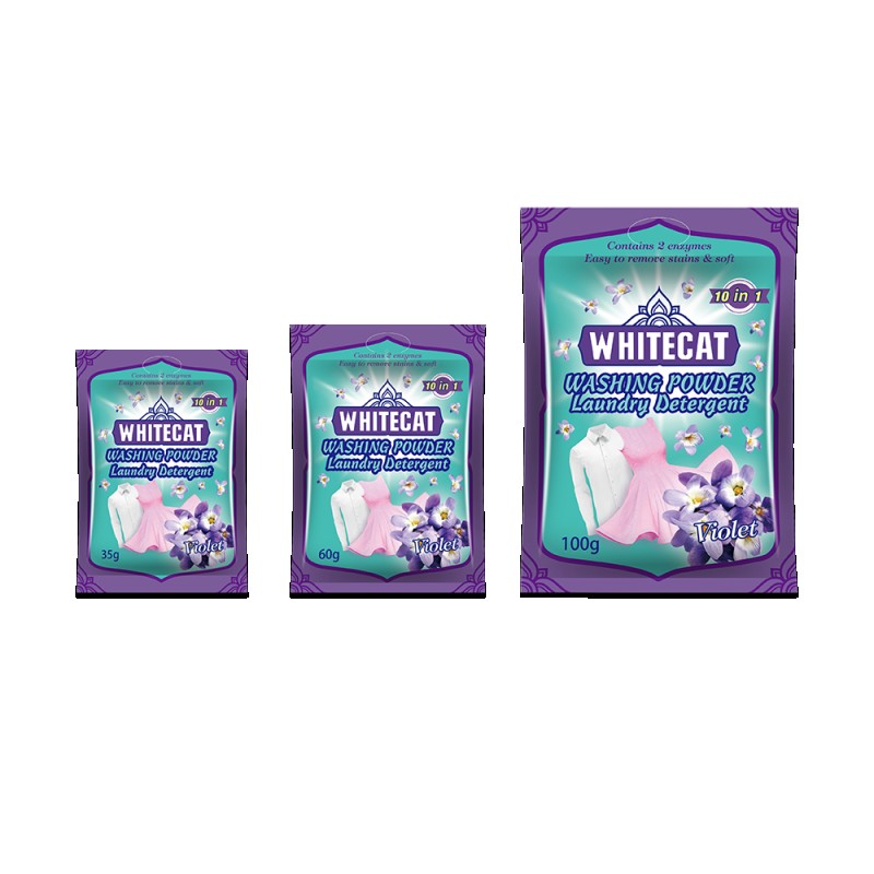 Lasting Fragrance Laundry Detergent Lavender Scent 200g Colour Washing Powder Industrial