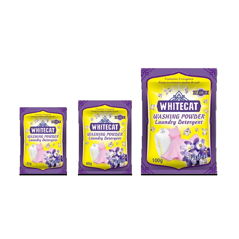 Lasting Fragrance Laundry Detergent Lavender Scent 200g Colour Washing Powder Industrial