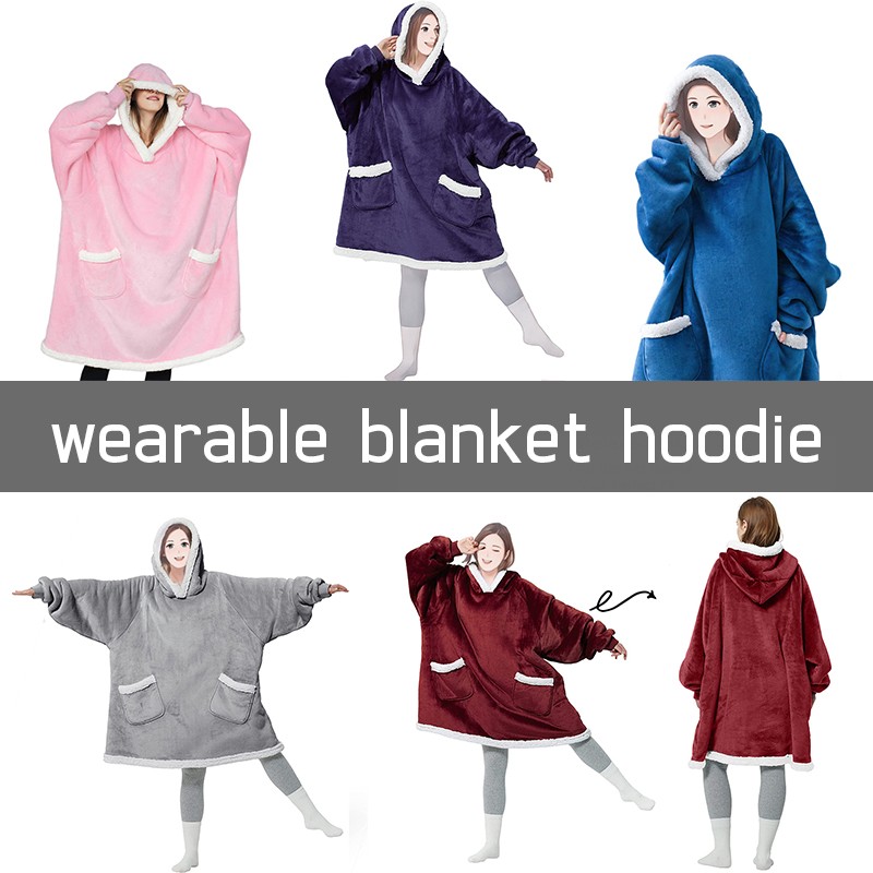 Sweatshirt Blanket Factory - Plain Oversize Thick