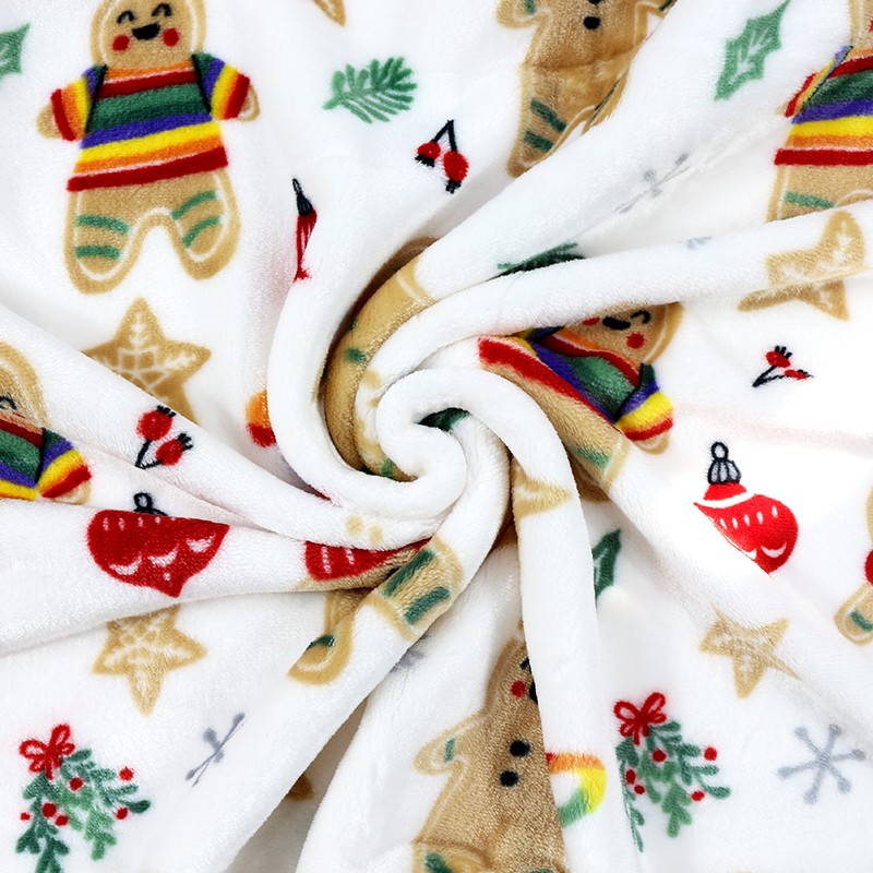 Christmas Blanket Supplier - Factory Direct Gingerbread