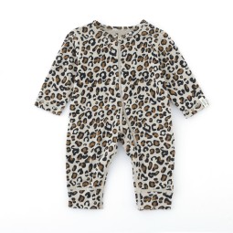 Baby Romper Factory - Cute Leopard Print Merino
