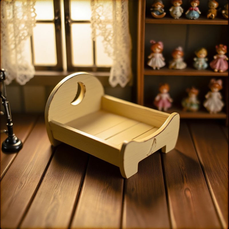 Wooden Pet Bed Manufacturer - Vintage Style Moon Cutout