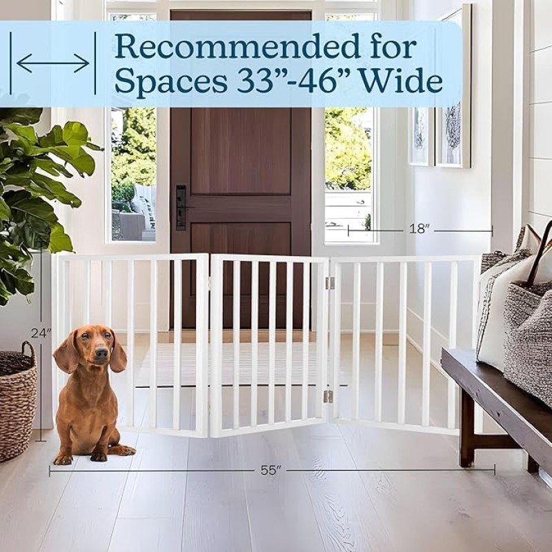 Pet Gate Factory - 3-Panel Foldable Indoor