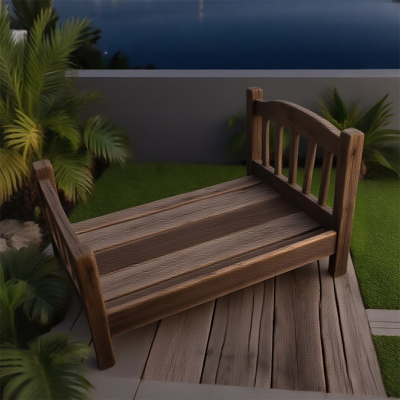 Rustic Pet Bed Factory - Slatted Headboard Multi-Finish