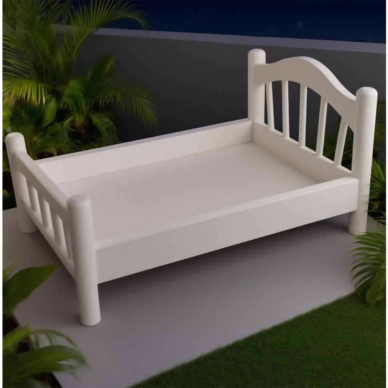 Rustic Pet Bed Factory - Slatted Headboard Multi-Finish