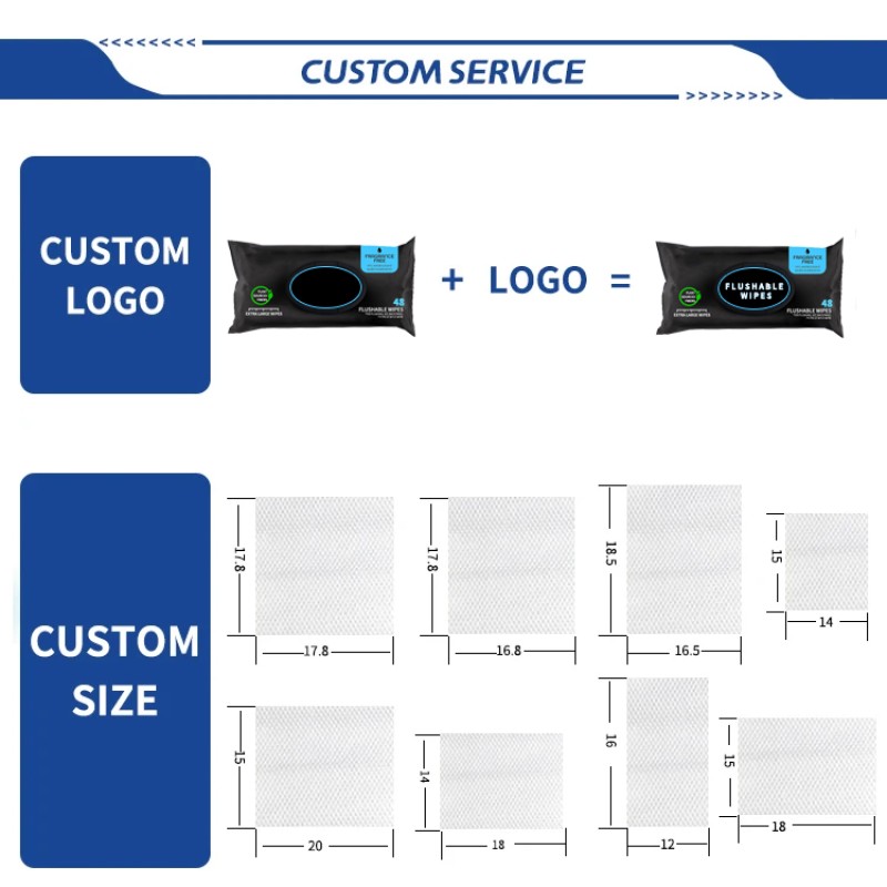 Flushable Wipes Manufacturer - Biodegradable 48