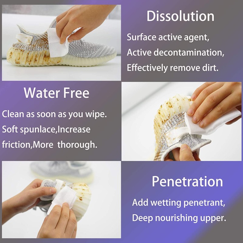 Shoe Wipes Manufacturer - 30 Pcs Sneaker Cleaner