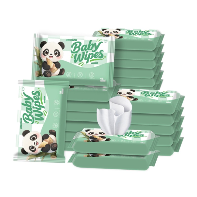 Baby Wipes Factory - Portable 10pc 99%