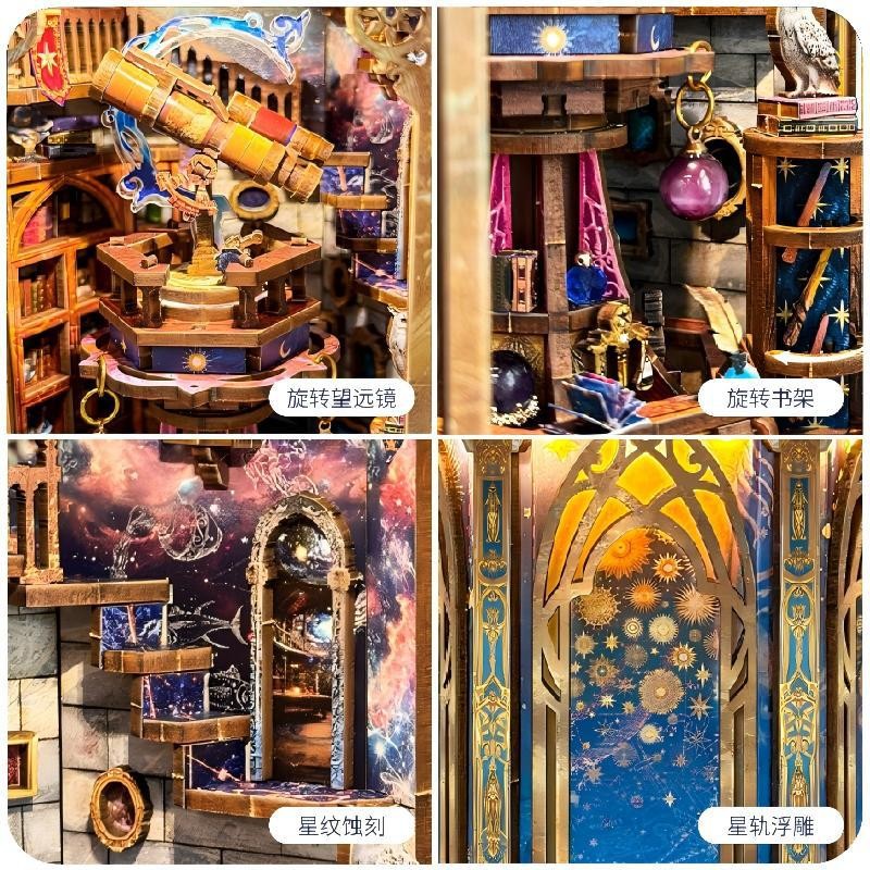 Doll House Factory - Custom Book Nook with LED Light