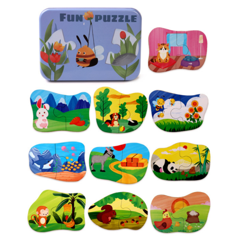 Wooden Puzzle Factory - Custom Cartoon Animal Puzzle