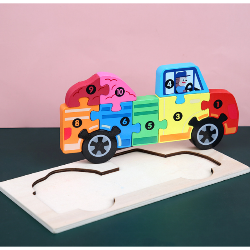 Wooden Puzzle Manufacturer - OEM Color Sorting Toy Set