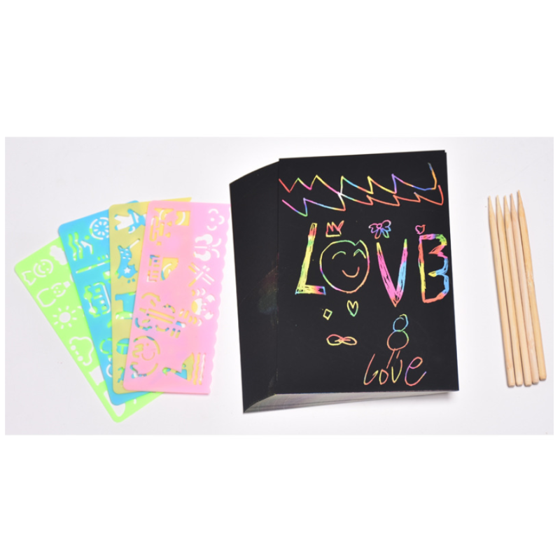 Scratch Paper Manufacturer - OEM Magic Color Paper Book