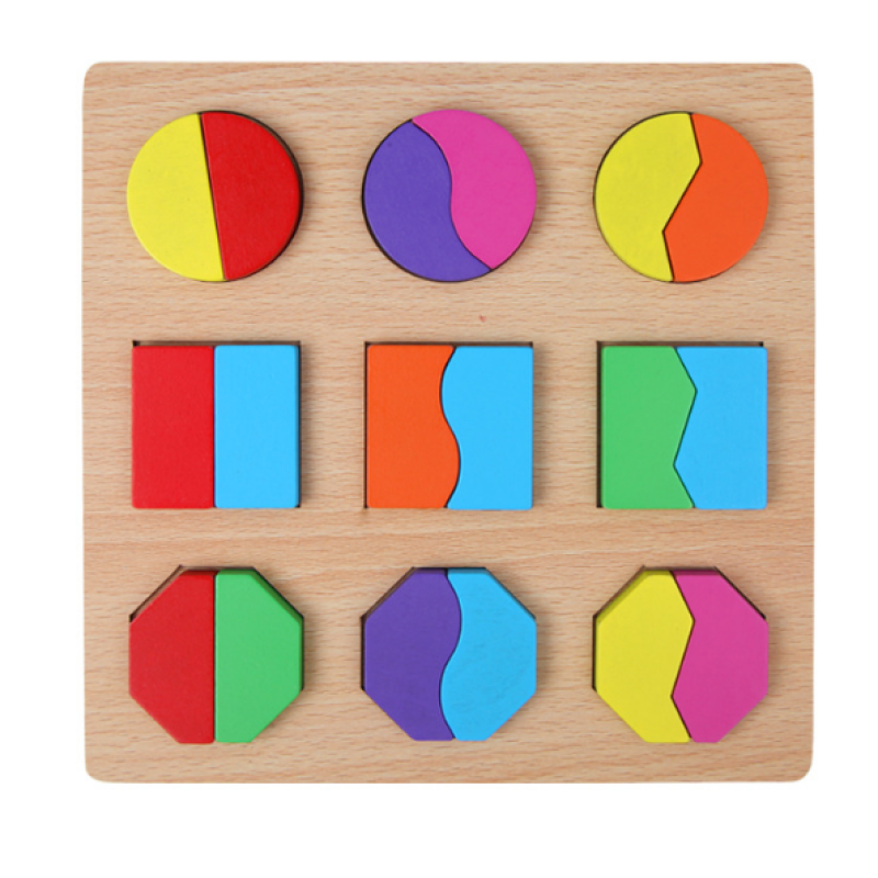 Wooden Puzzle Manufacturer - OEM Shape Learning Puzzle
