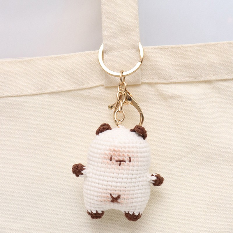 Crochet Kit Manufacturer - OEM Cat Pendant Keyring Set