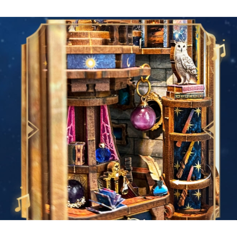 Doll House Factory - Custom Book Nook with LED Light