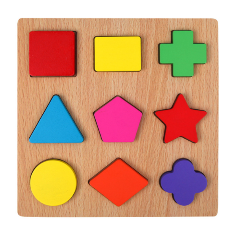 Wooden Puzzle Manufacturer - OEM Shape Learning Puzzle